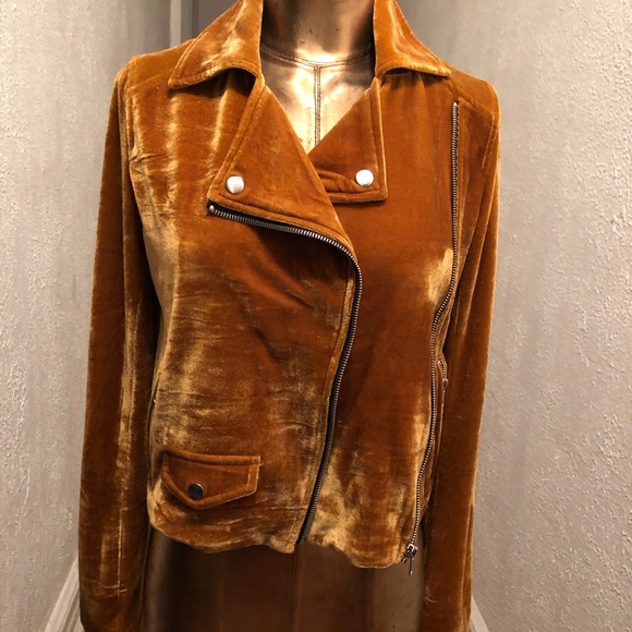 Forever 21 Butterscotch velvet jacket - Picture 1 of 3